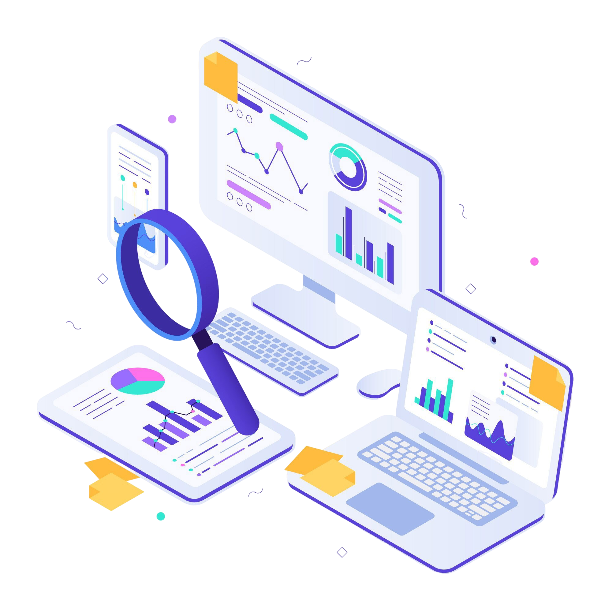 Solution Section: Computer illustration